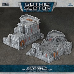 Battlefield in a Box: Gothic Sector - Mundus Imperialis: Damaged and Destroyed Censorium